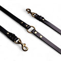 Buffalo Leather Double Dog Coupler – 48 cm, Handmade in Europe