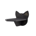 Wall-Mounted Cat Steps in Black Wood