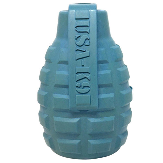 USA-K9 Grenade Ultra-Durable Rubber Dog Chew Toy