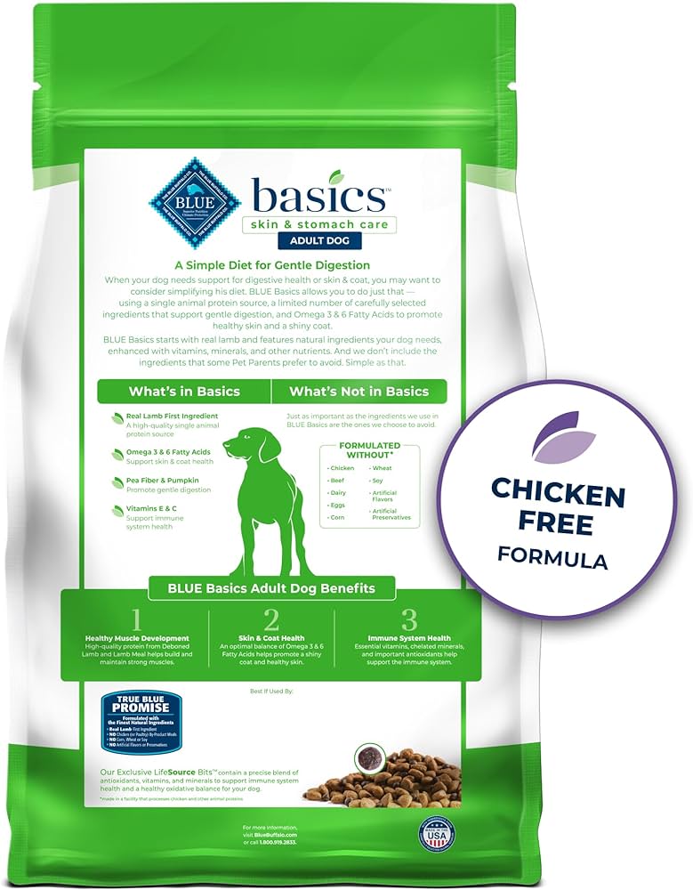 BLUE Basics Grain-Free Lamb & Potato Dog Food