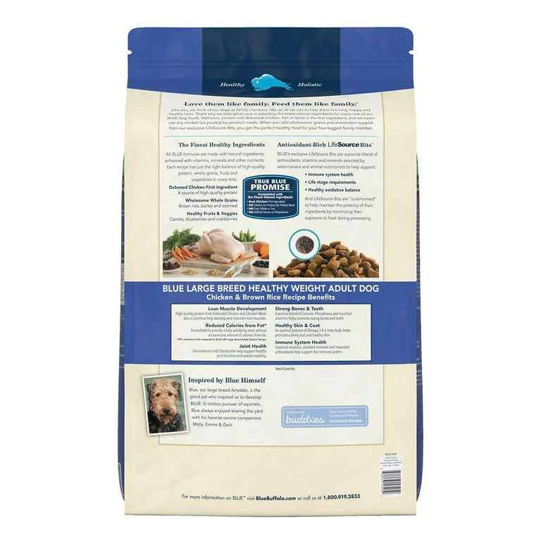 Large Breed Healthy Weight Dog Food with Deboned Chicken