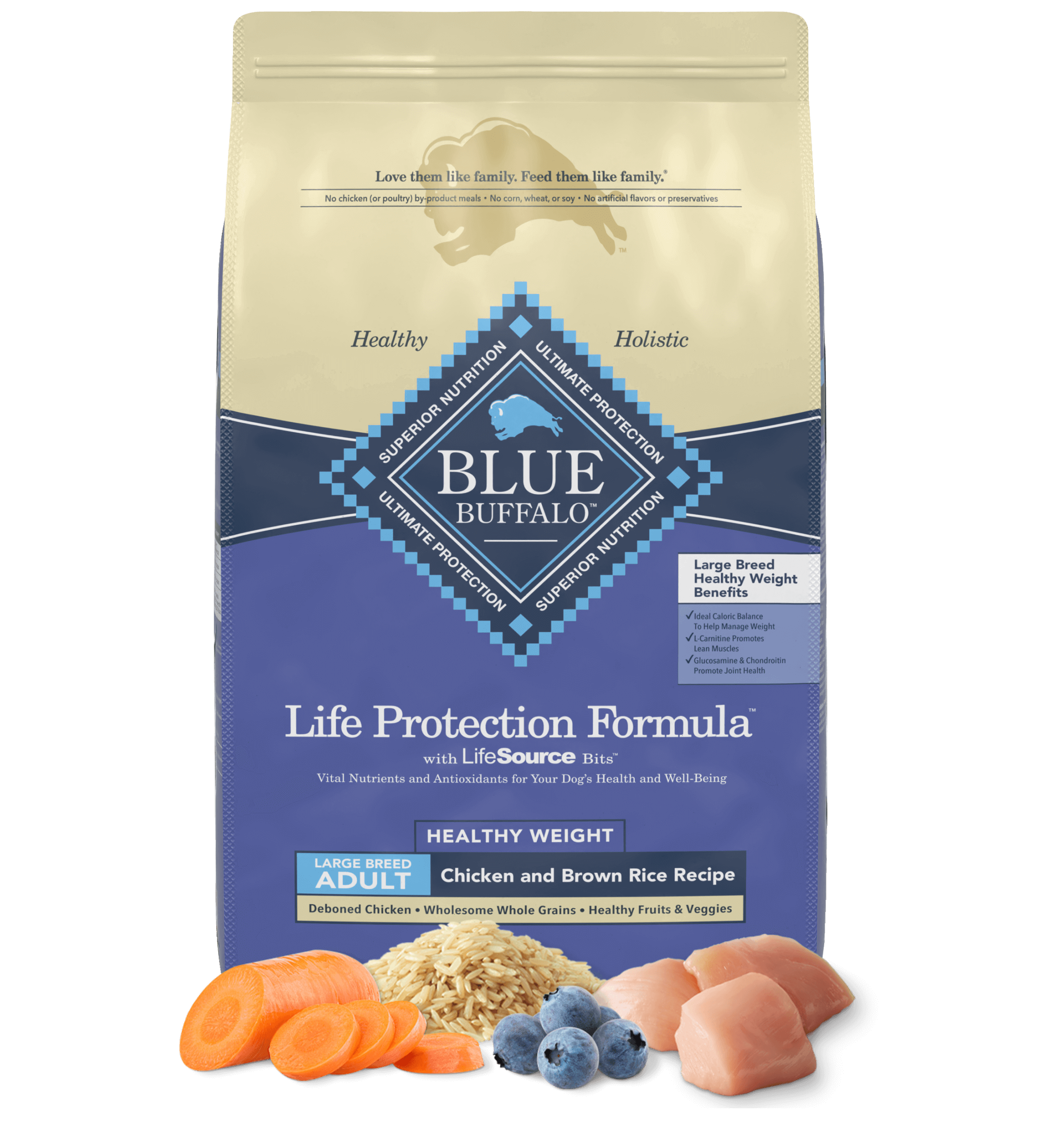Large Breed Healthy Weight Dog Food with Deboned Chicken