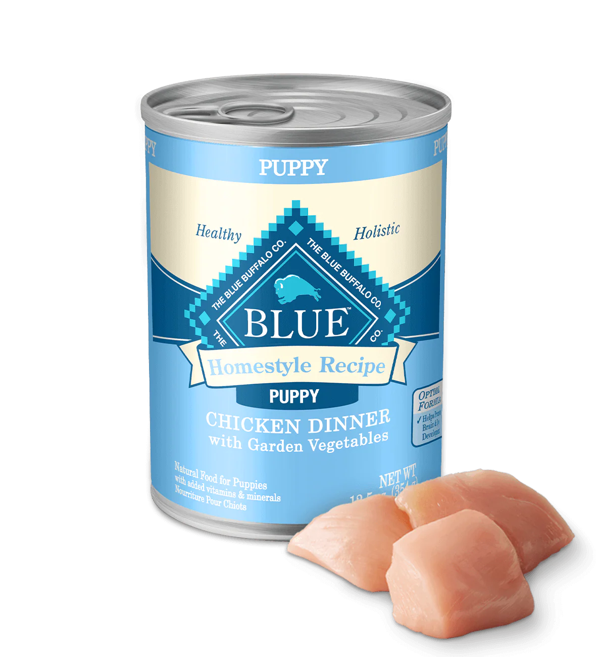 BLUE Homestyle Recipe Chicken Dinner Wet Puppy Food