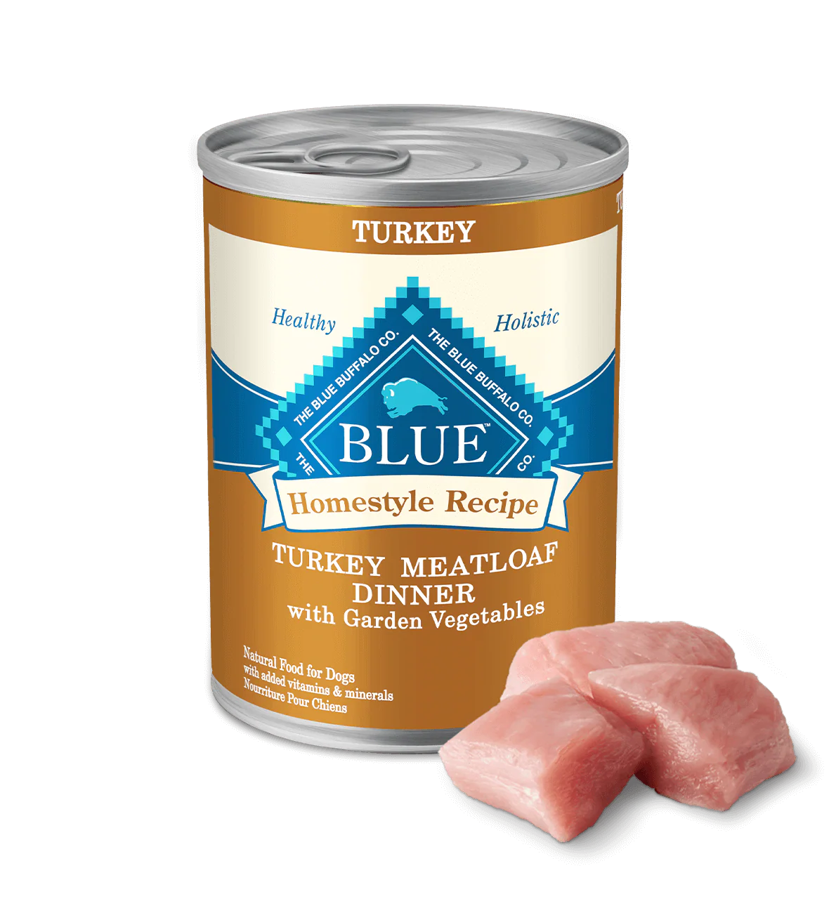 Turkey Meatloaf Dinner with Whole Grains, Fruits & Vegetables for Dogs
