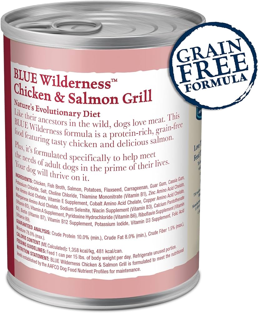 Salmon & Chicken Grain-Free Canned Dog Food