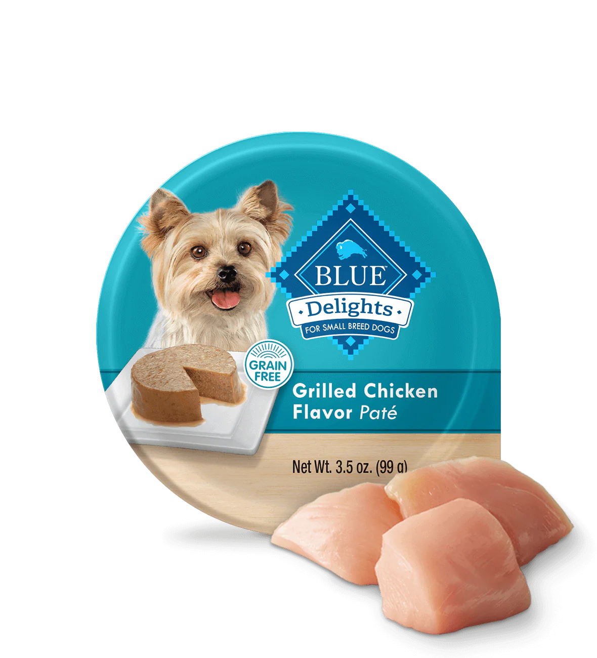 BLUE Delights Grilled Chicken Entrée for Small Dogs