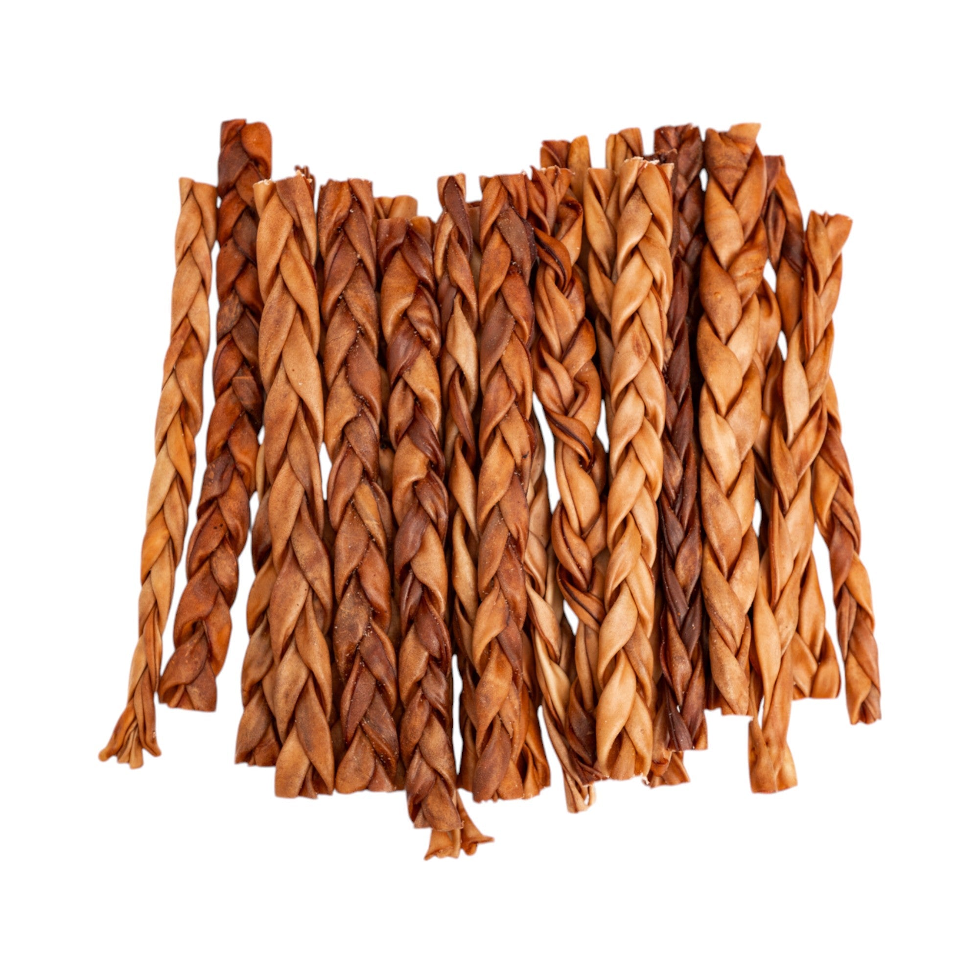 12-Inch Braided Collagen Stick for Dogs – Natural Beef Dermis Chew