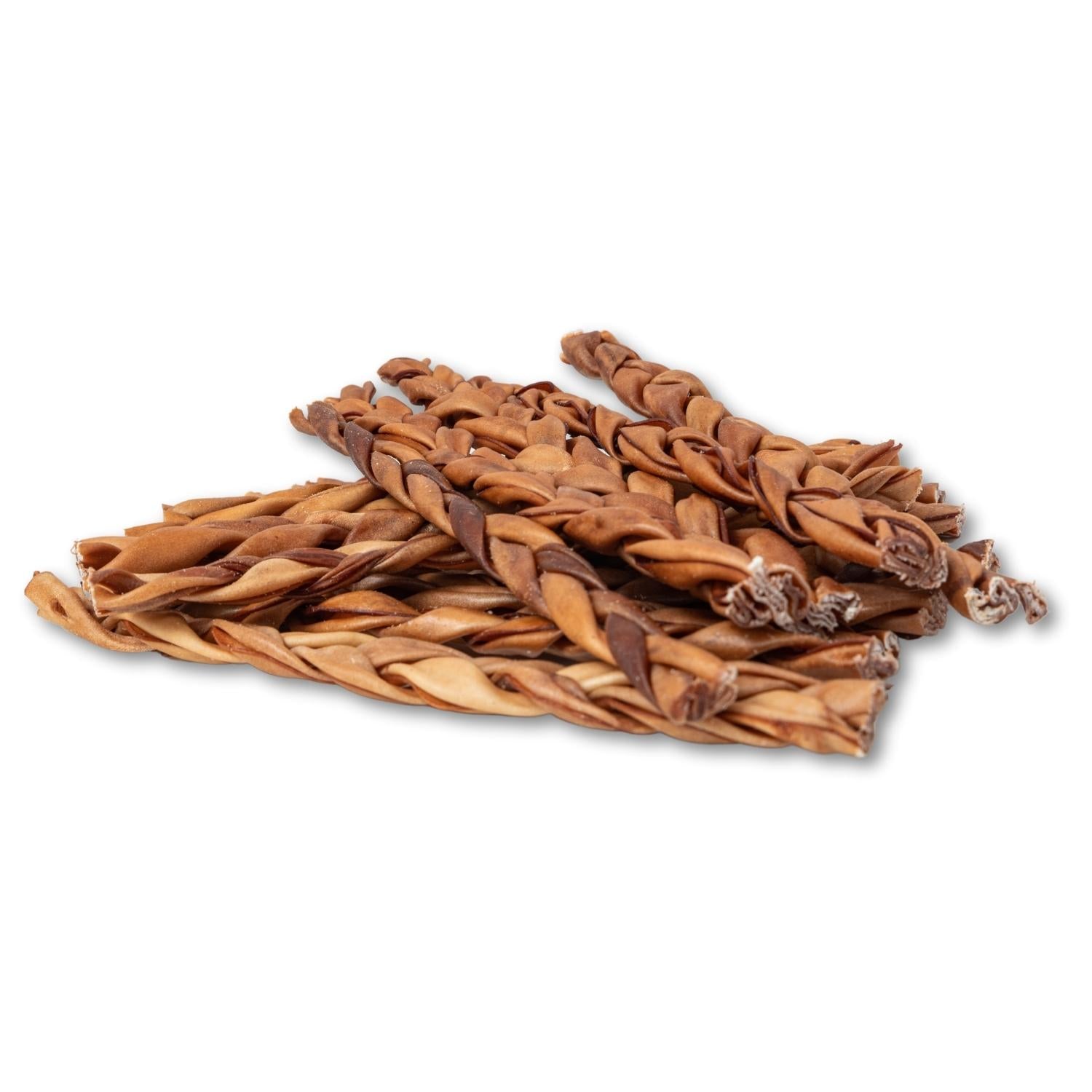 12-Inch Braided Collagen Stick for Dogs – Natural Beef Dermis Chew