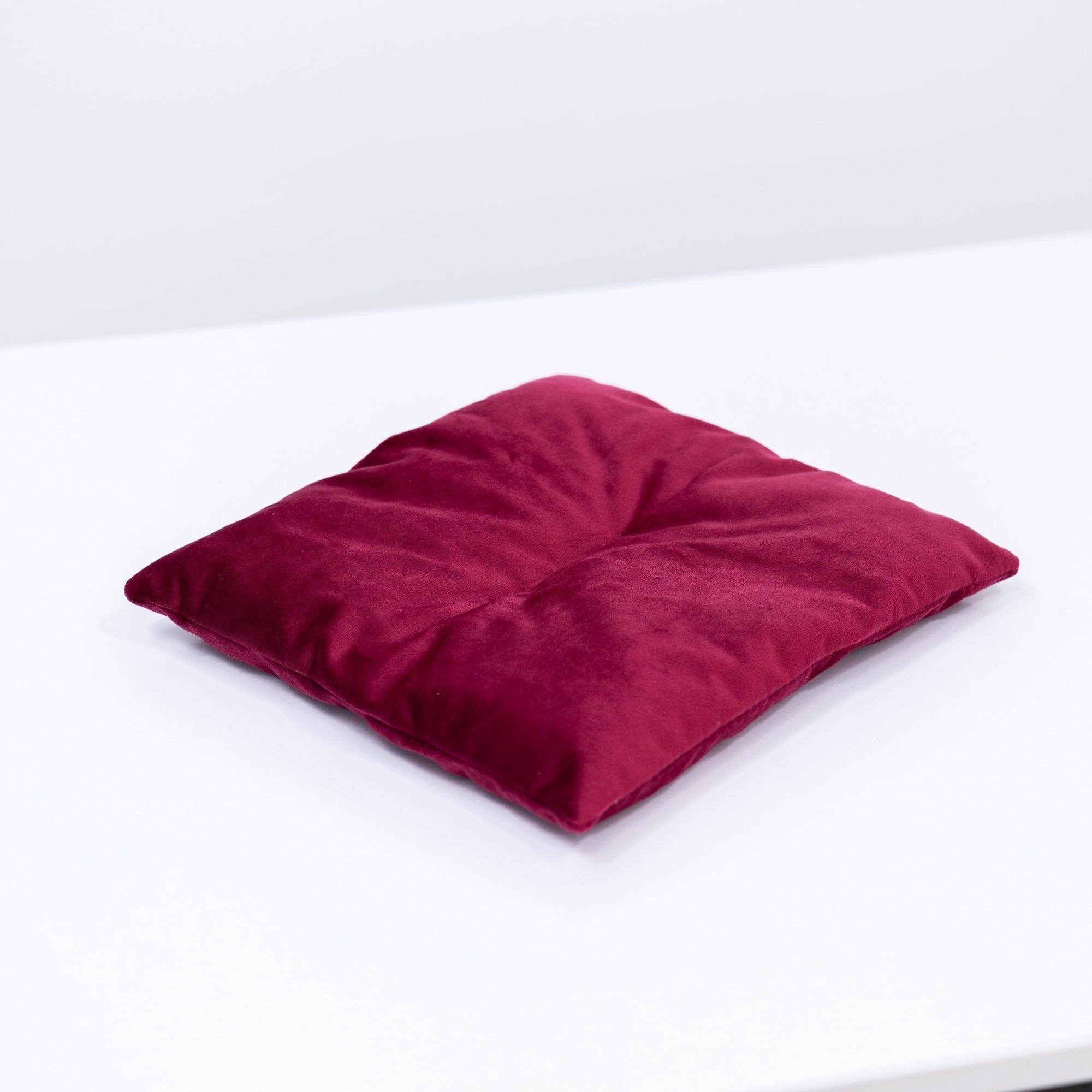Cat Cushion Pillow in Burgundy – Plush Fit for Hexagon Shelves