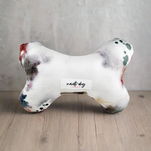Lucky Brand Designer Denim Dog Toy with Squeaker – Whale, Bone, or Bumper