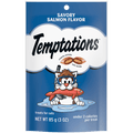 TEMPTATIONS Classic Salmon Flavor Cat Treats, Crunchy & Soft