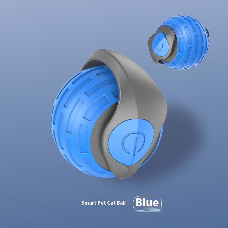 Intelligent Rolling Cat Toy Ball with Food-Grade ABS and Silicone