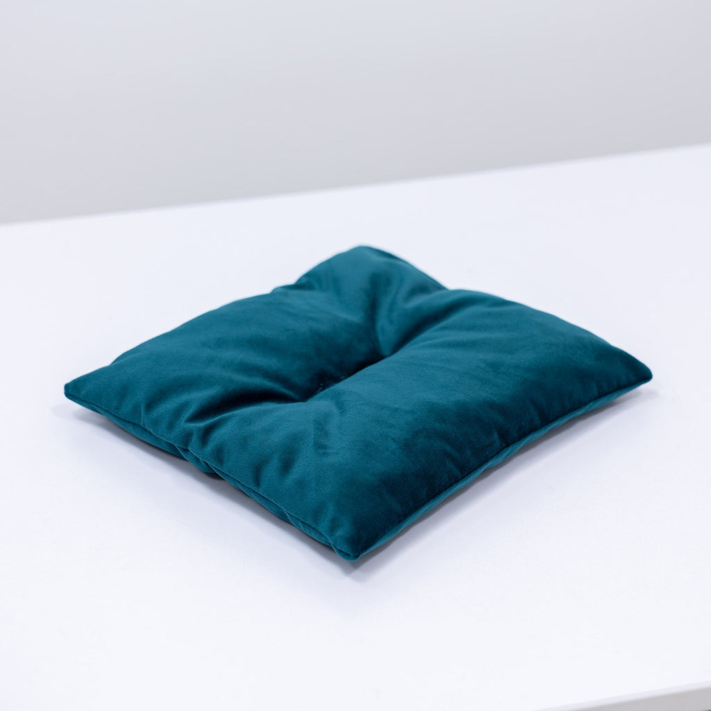 Cat Cushion Pillow in Emerald for Hexagon Shelves or Standalone Use