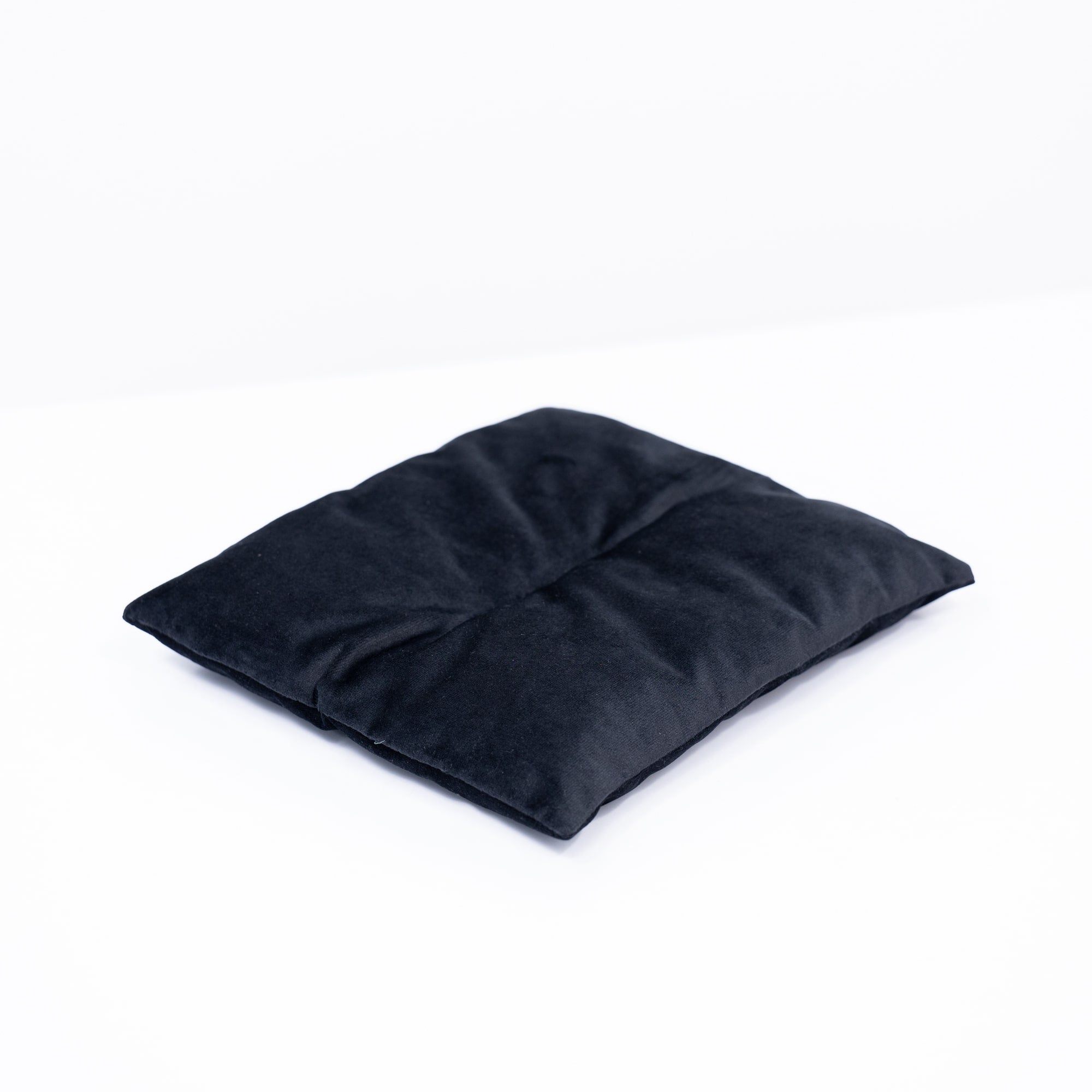 Cat Cushion Pillow in Black for Shelves or Standalone Use