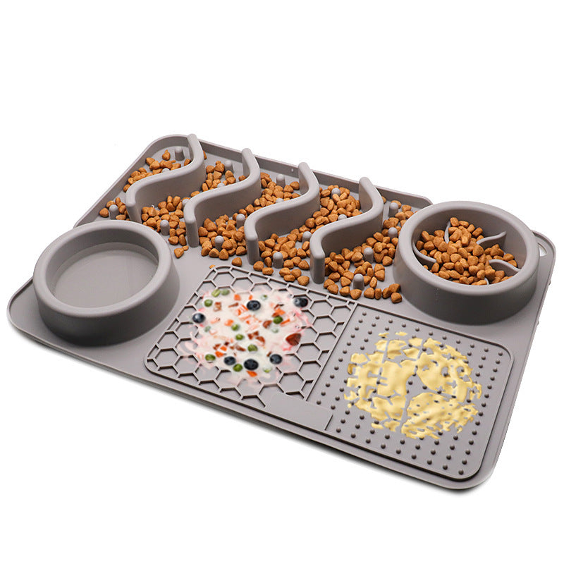 Silicone Slow Feeder Mat for Dogs and Puppies
