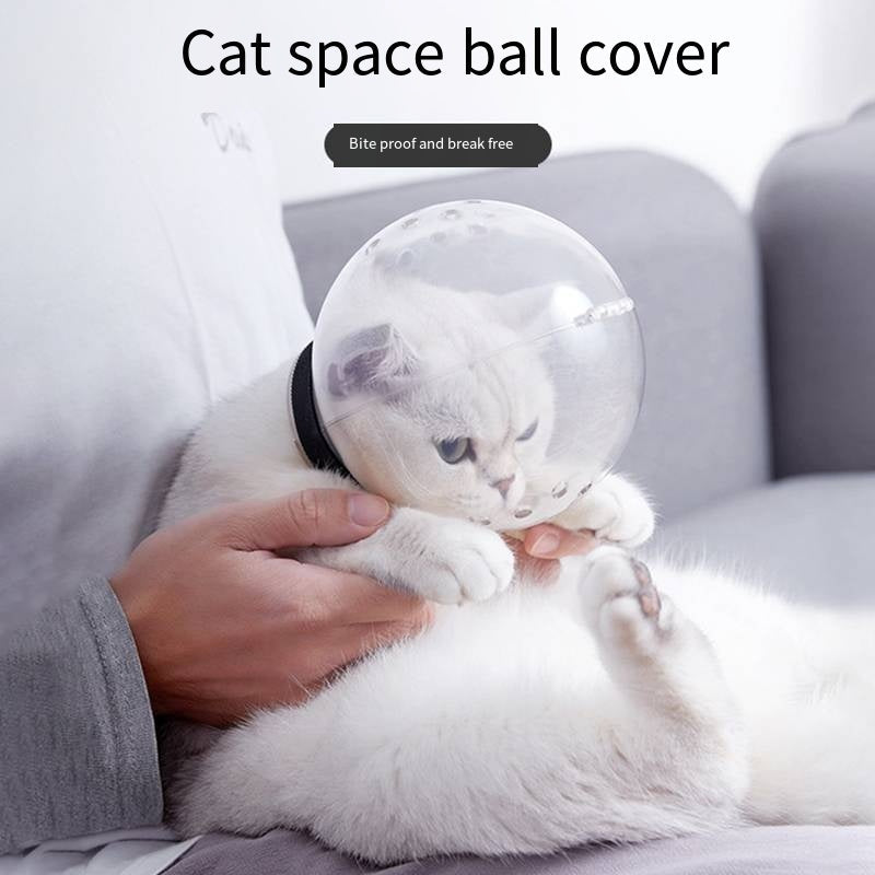 Protective Pet Recovery Collar for Cats and Dogs, Adjustable Fit