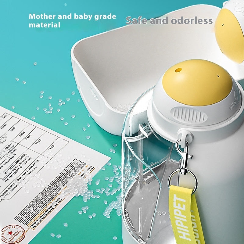 2-in-1 Dog Water Bottle and Food Container, 1000ml Capacity