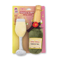 BFF Champawgne-Cheers Plush Dog Toy Set, 2-Pack