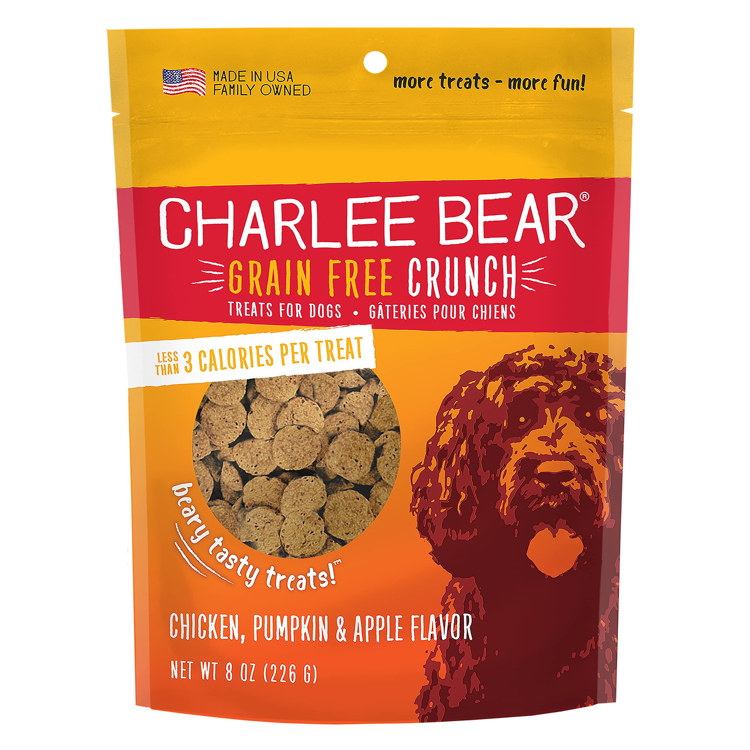 Grain-Free Pork & Blueberry Dog Treats, Light Crunch, USA Made