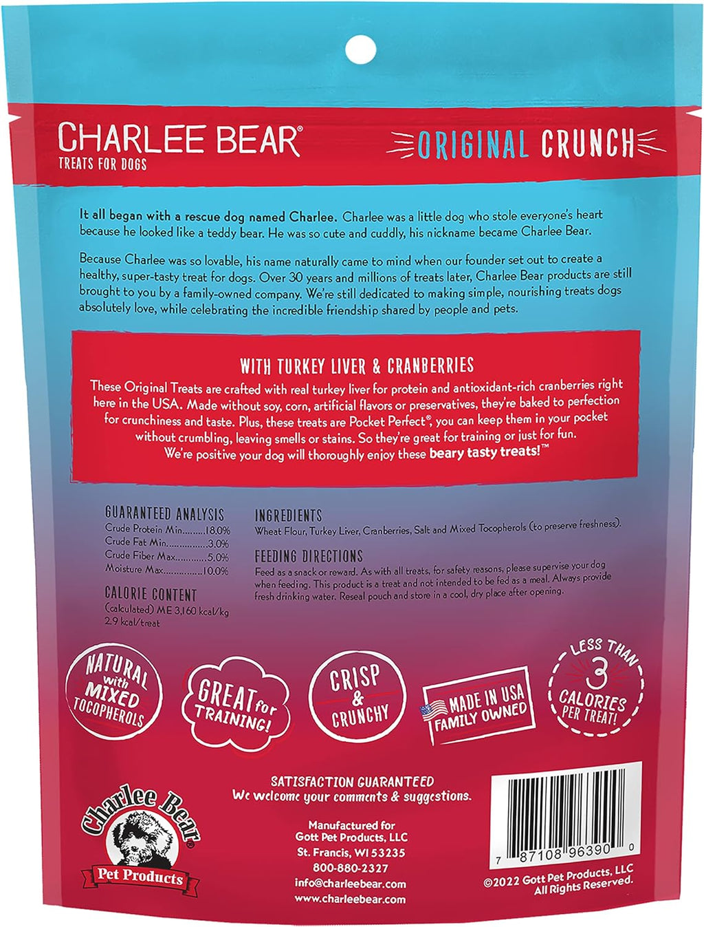 Grain-Free Dog Treats with Turkey Liver & Cranberries