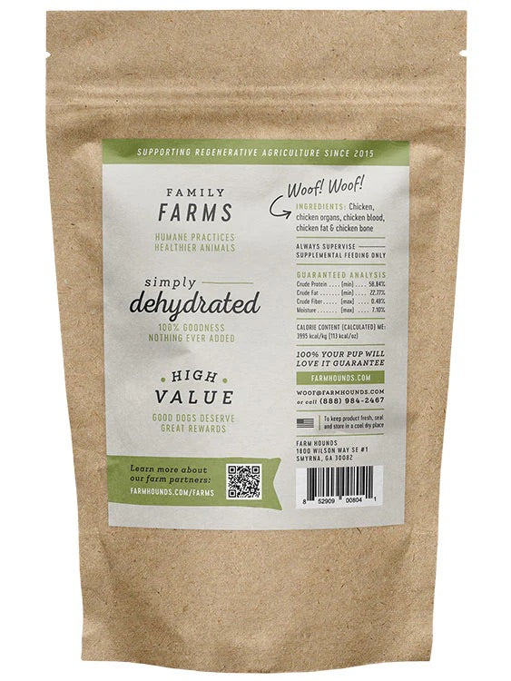 Pasture-Raised Chicken Dog Treats – Single Ingredient, USA Made