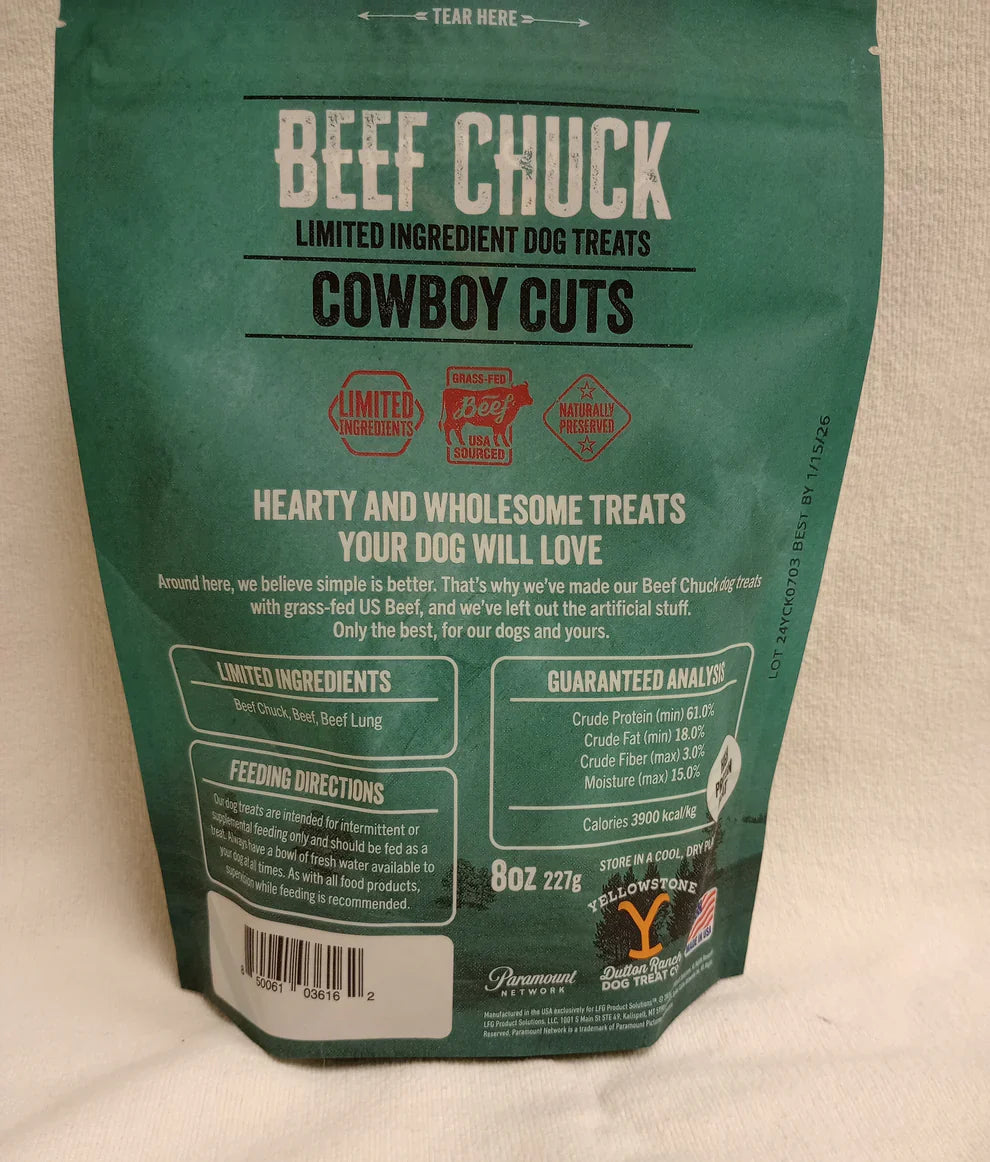 Beef Jerky Dog Treats – 100% US Beef, Air-Dried