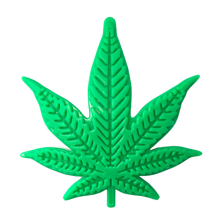 Colorado Maple Leaf Durable Nylon Dog Chew Toy, 5" Green