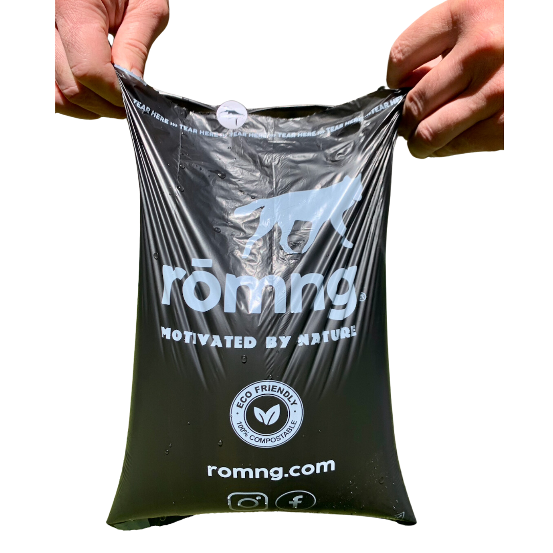 Compostable Dog Poop Bags – Plant-Based, Fits Standard Dispensers