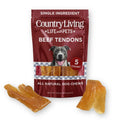 Beef Backstrap Tendon Dog Chews, 5-Count Resealable Bag