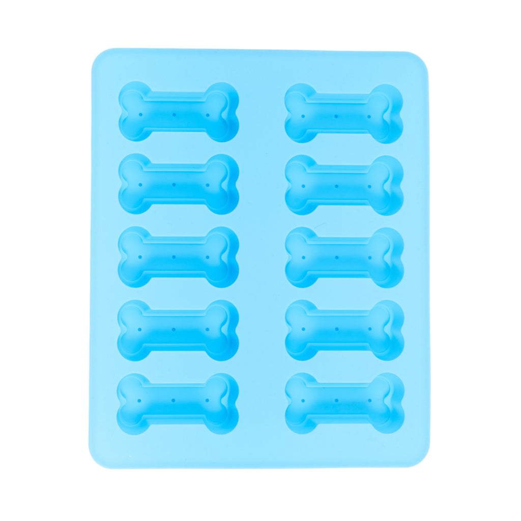 Silicone Bone-Shaped Pet Treat Baking Tray, 6-Pack