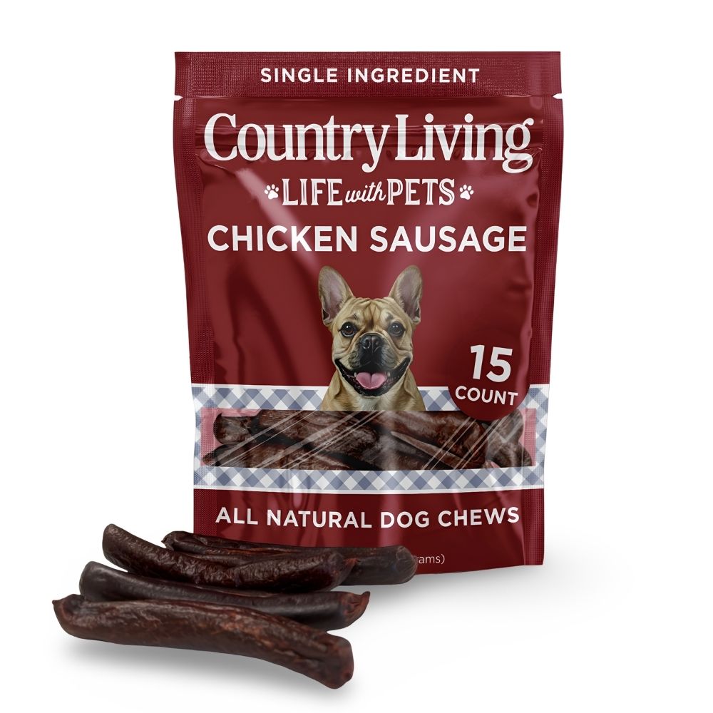Beef Flavored Chicken Sausage Dog Treats, 4"-5", 15 Count