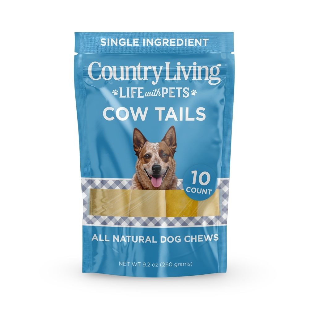 Cow Tails Dog Chews 5"-7" – 100% Natural Beef, 10 Pack