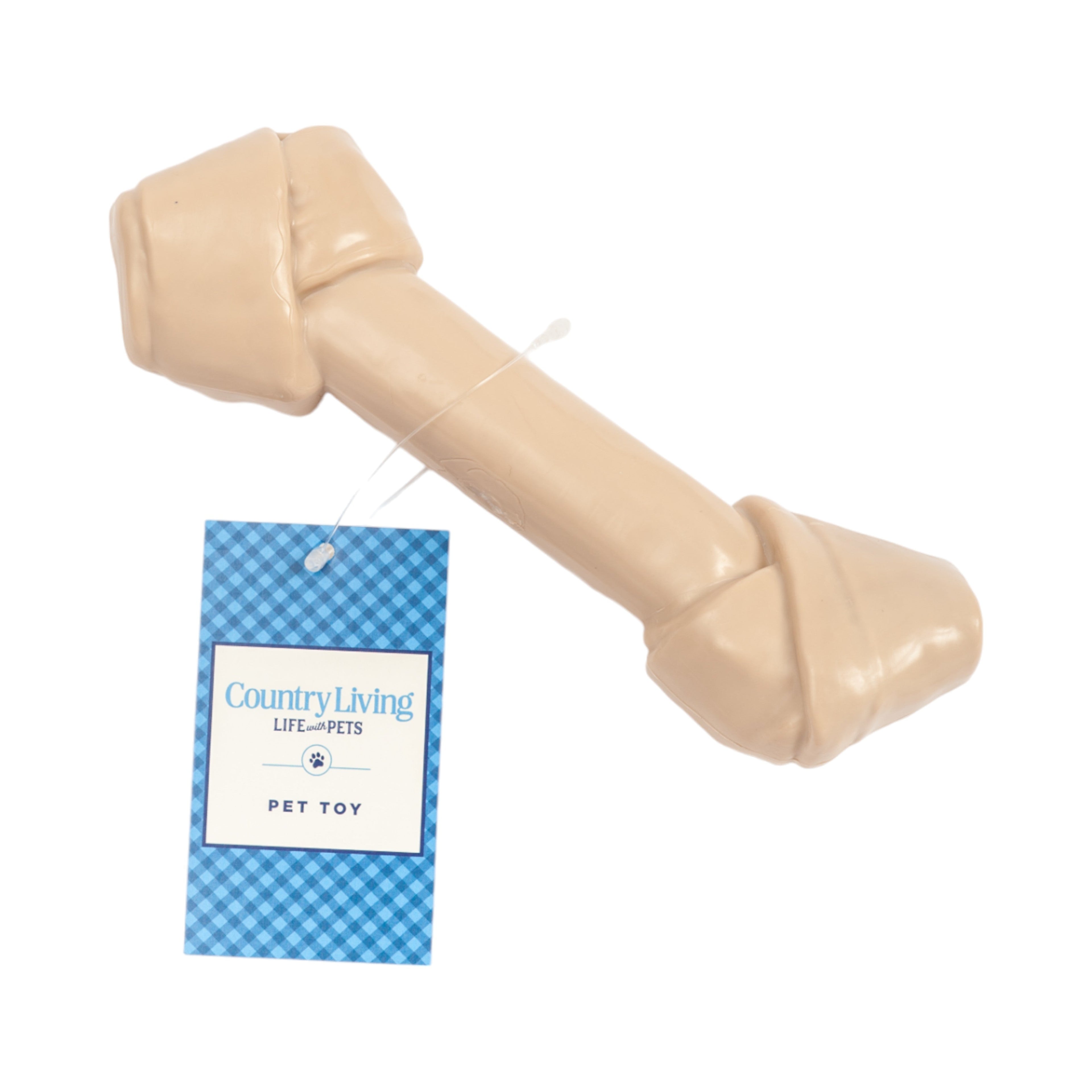 Pawsome Nylon Rawhide-Shaped Chew Bone for Dogs