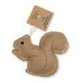 Rustic Jute Squirrel Dog Chew Toy for Small to Medium Dogs