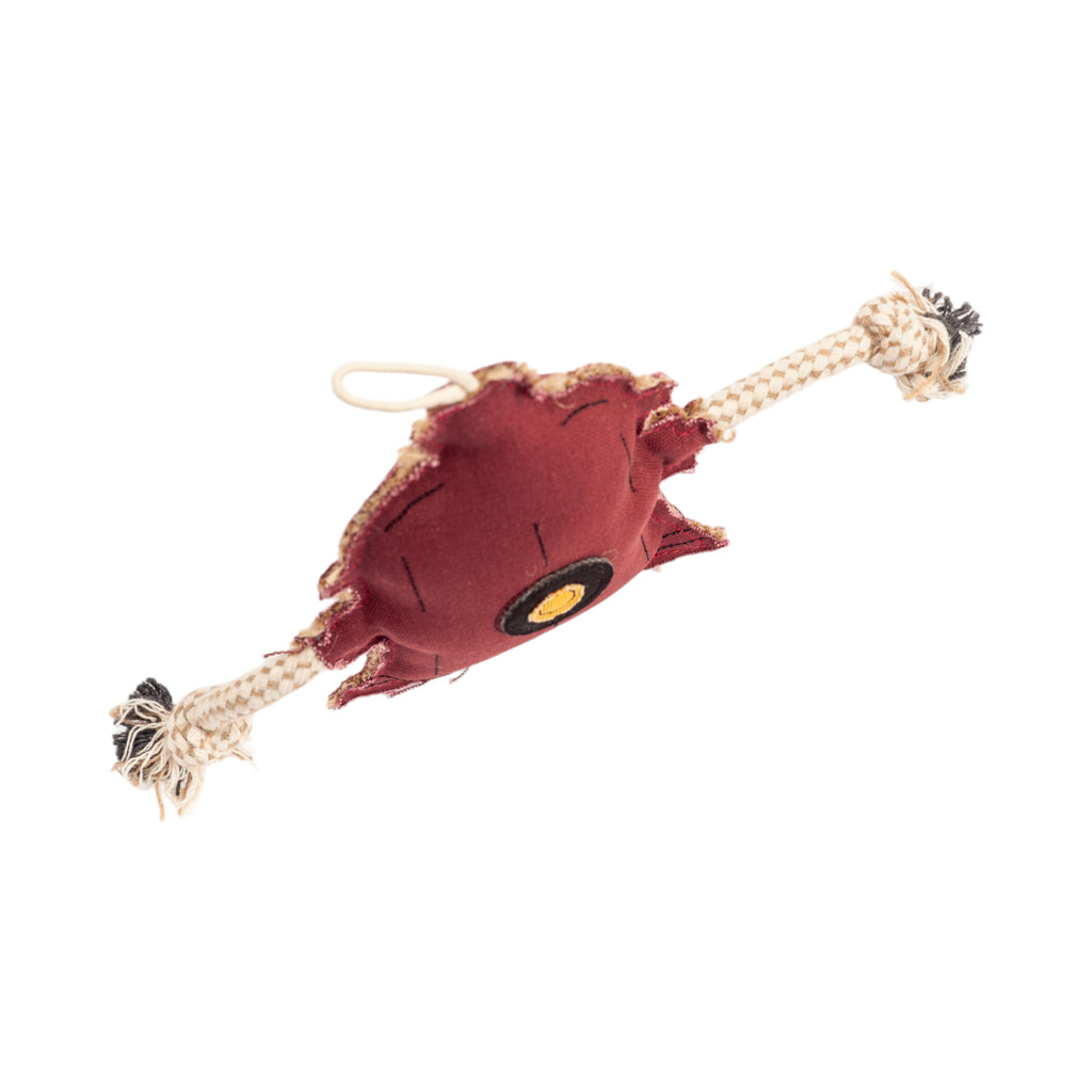 Fire Hydrant Canvas & Jute Dog Chew Toy for Small to Medium Dogs
