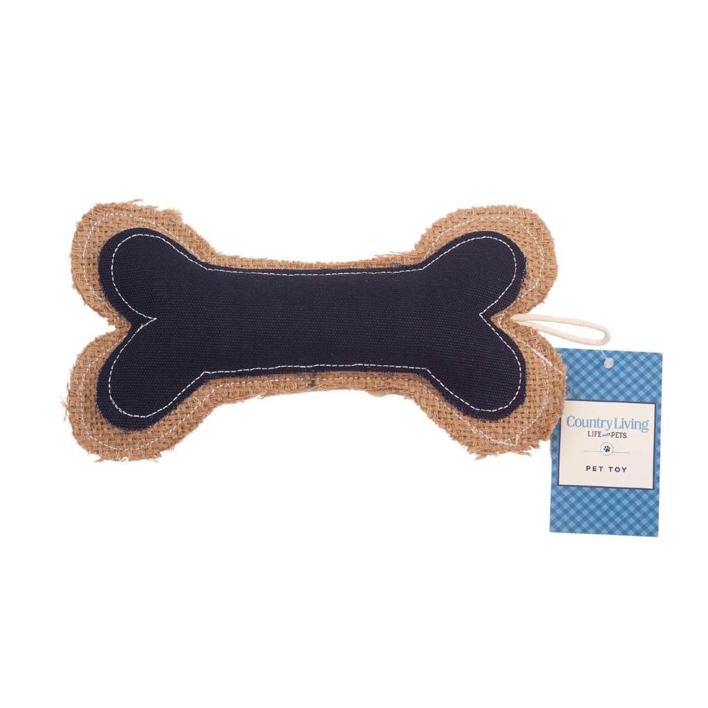 Jean Leather and Jute Chew Toy for Small to Medium Dogs