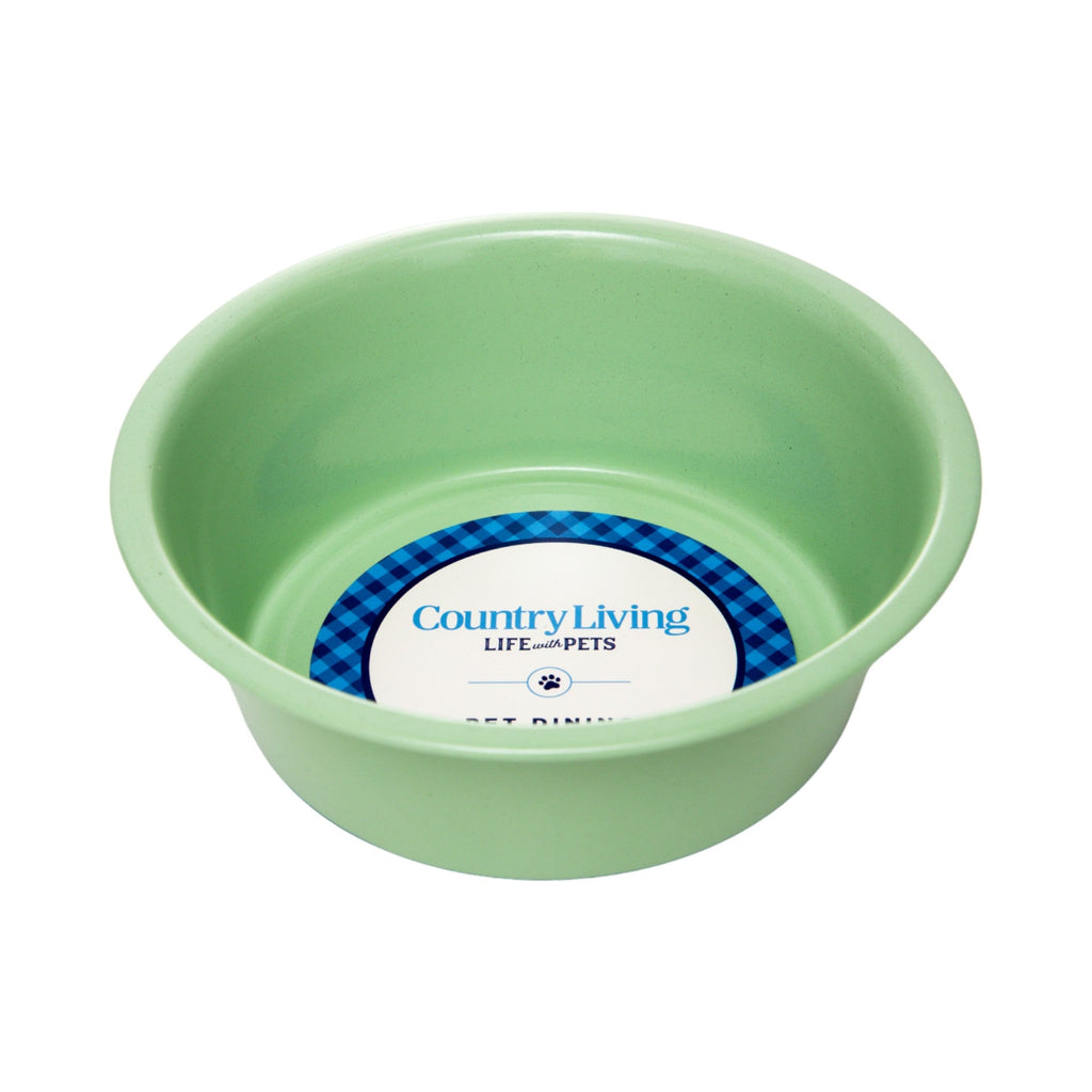 Stainless Steel Dog Bowl with Non-Slip Base – Pink, Green, or Blue