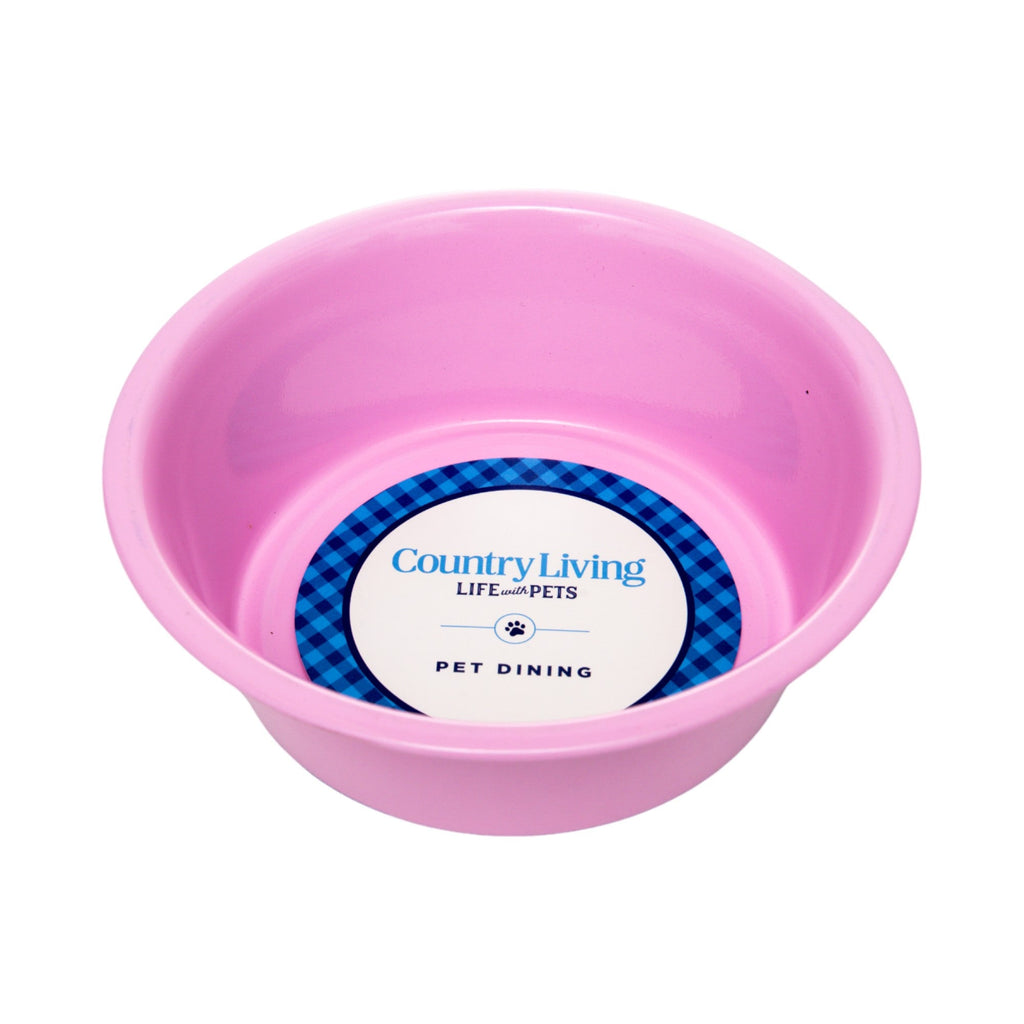 Stainless Steel Dog Bowl with Non-Slip Base – Pink, Green, or Blue