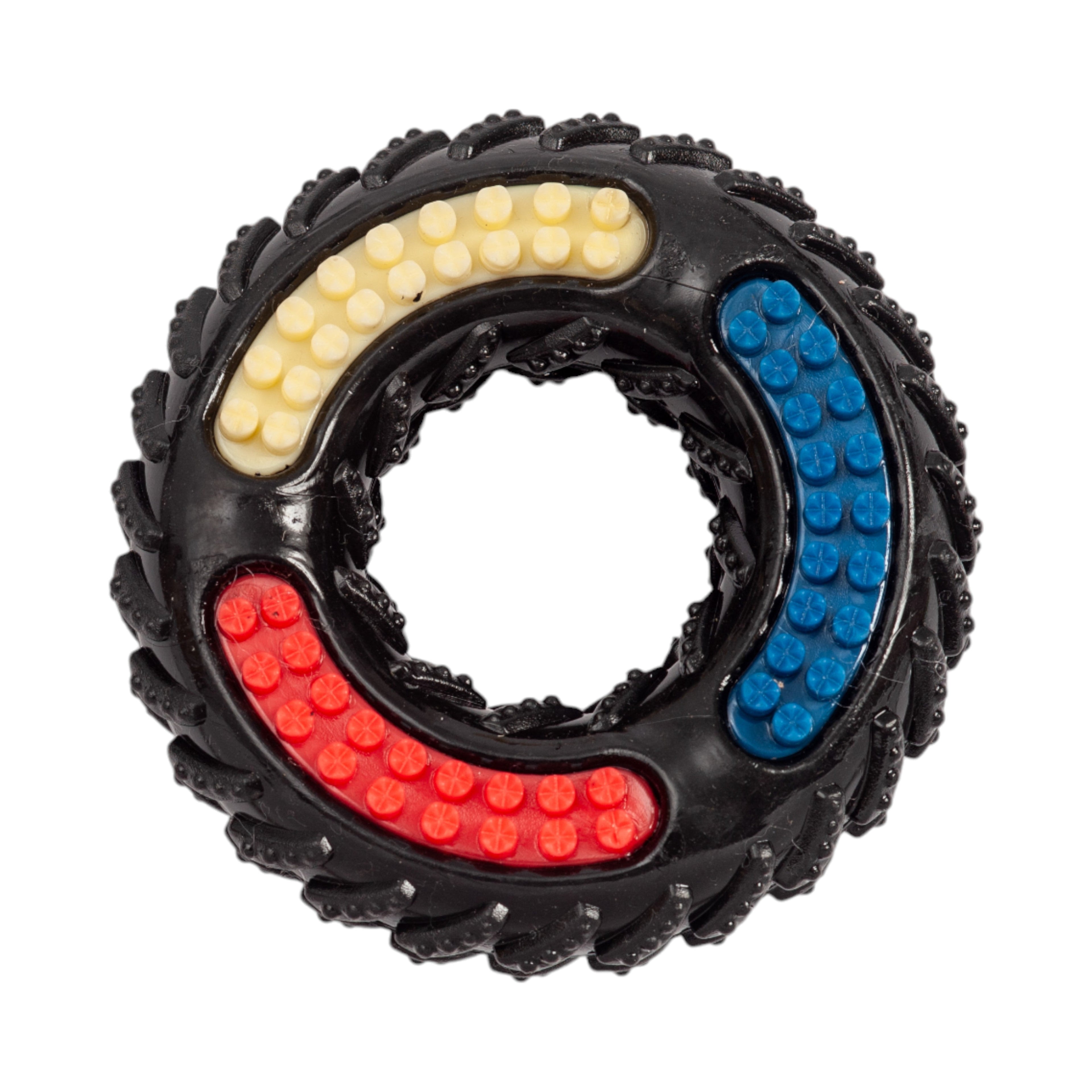 Tire of Fun Dog Chew Toy – Durable TPR for Gentle to Moderate Chewers