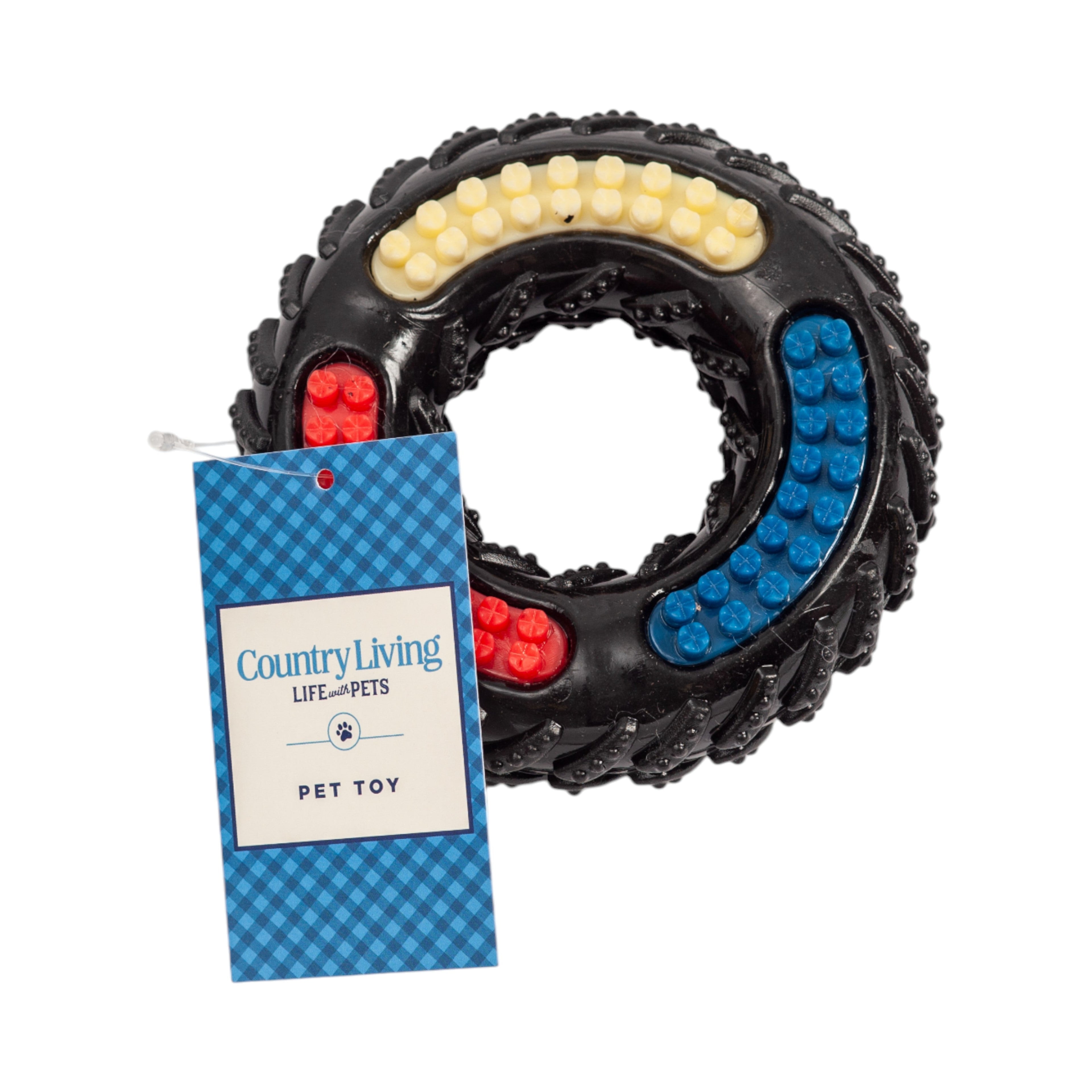 Tire of Fun Dog Chew Toy – Durable TPR for Gentle to Moderate Chewers