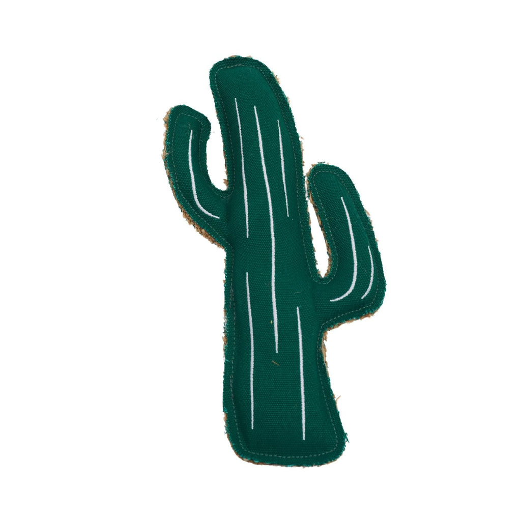 Country Living Cactus-Shaped Jute & Canvas Dog Chew Toy