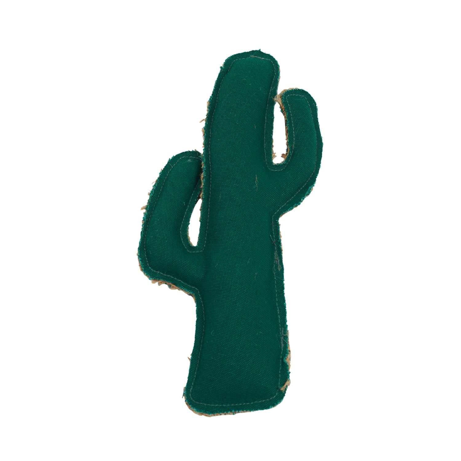 Country Living Cactus-Shaped Jute & Canvas Dog Chew Toy