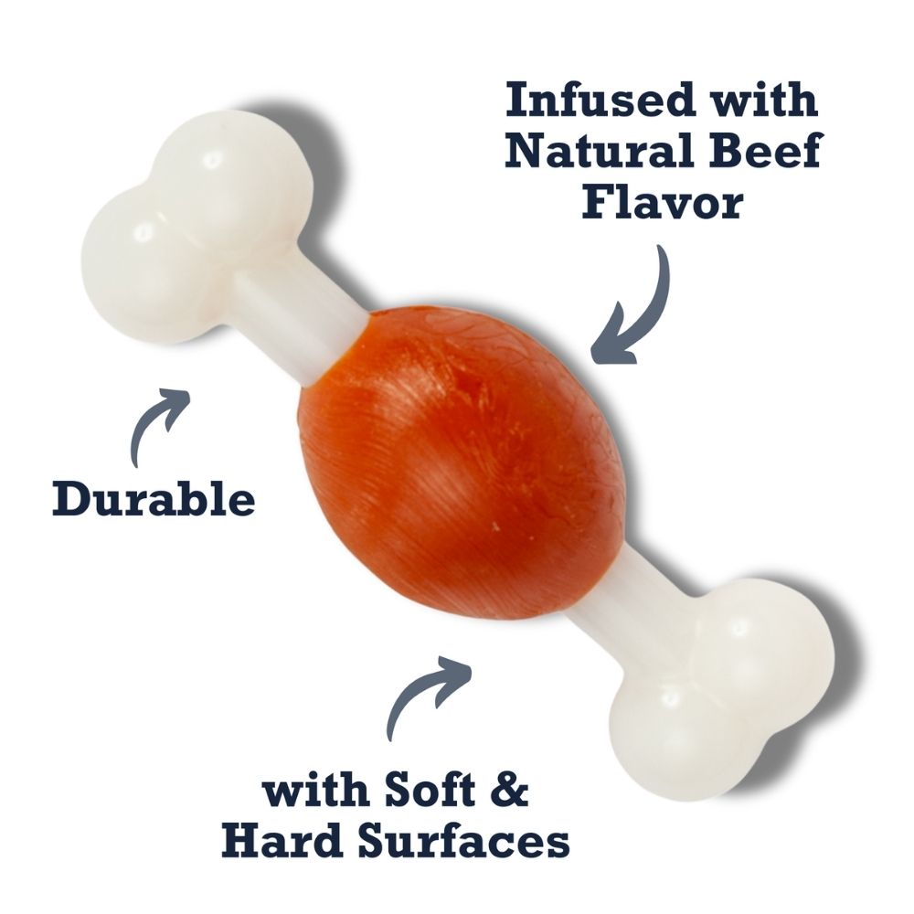 Country Living Bone Dog Chew Toy for Small and Medium Dogs