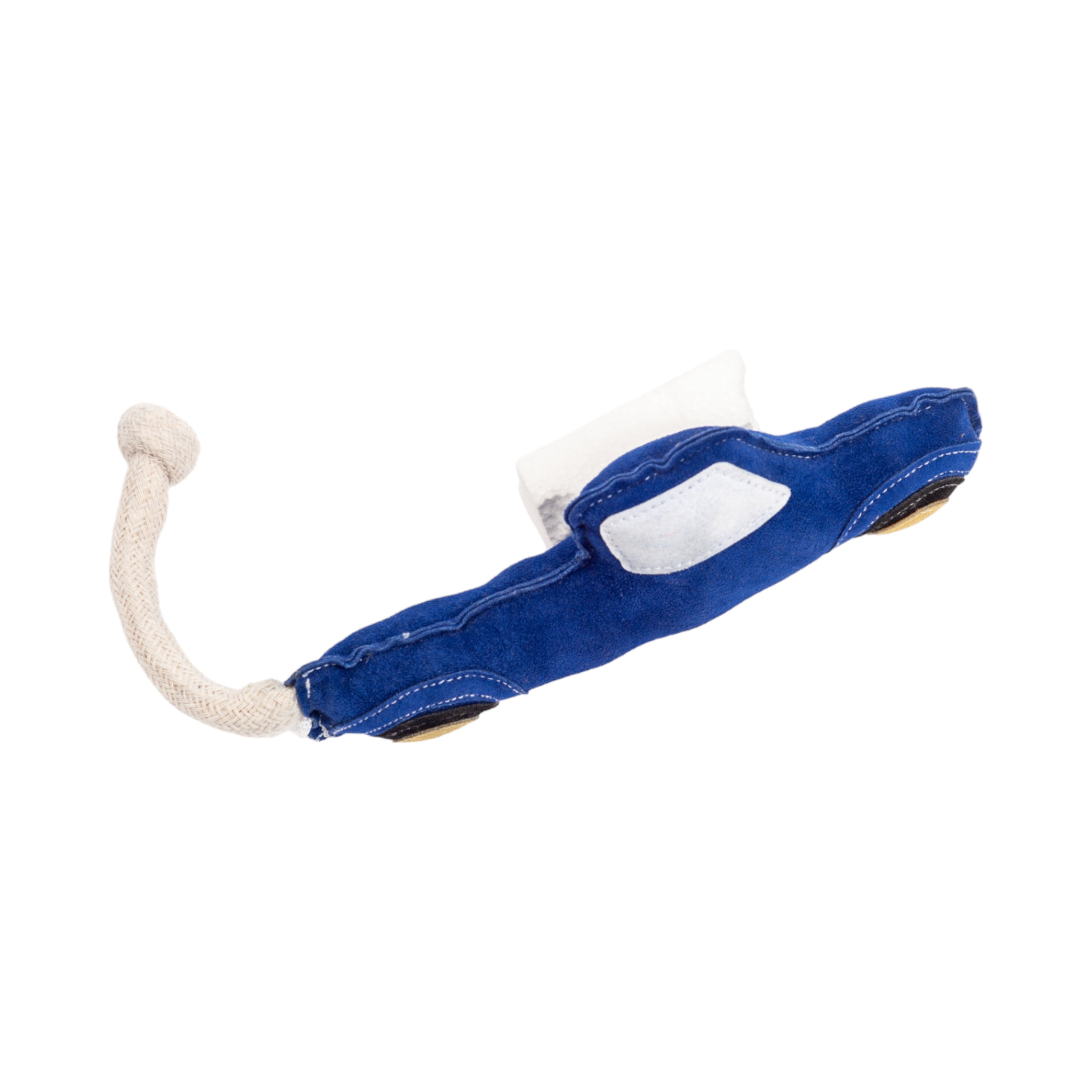 Blue Pickup Truck Dog Toy – Durable Faux Leather