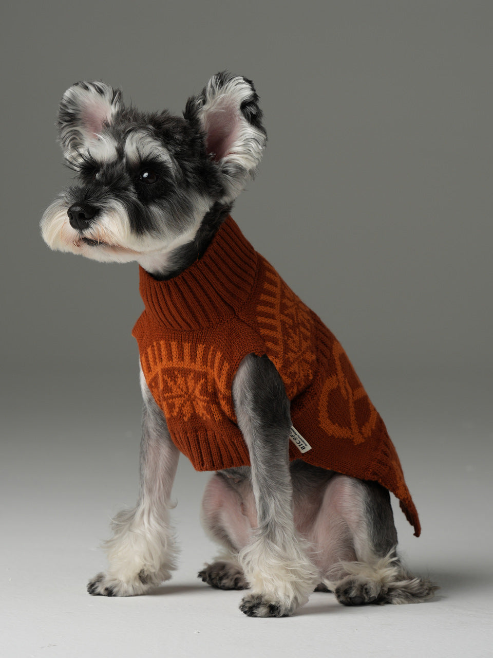 Cozy Knit Pet Sweater in Breathable Acrylic Fiber, Six Sizes
