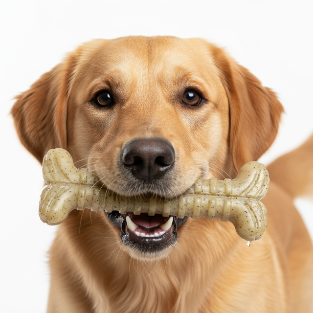 Tough Bone Nylon Chew Toy for Aggressive Chewers, 6-Inch