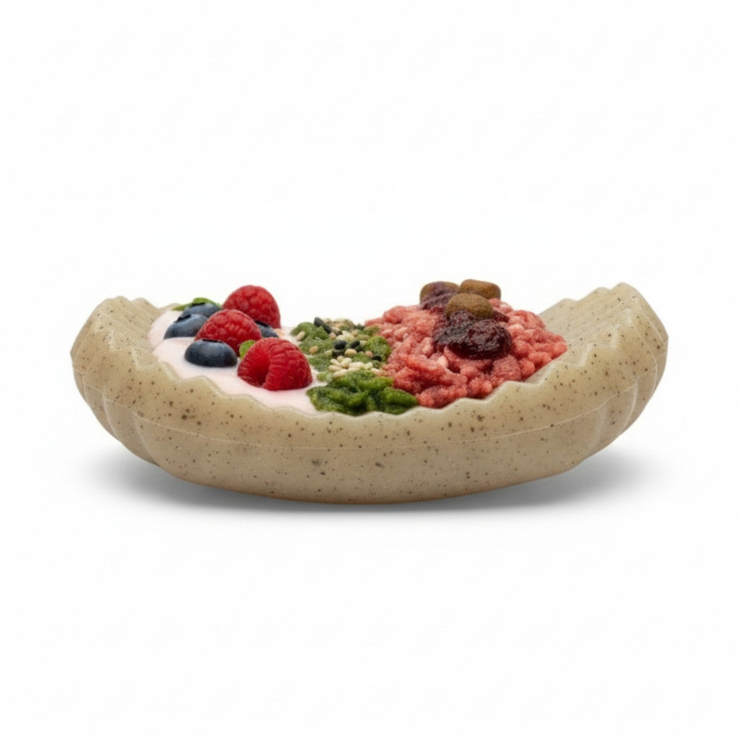 Potato Chip Nylon Chew & Enrichment Toy for Dogs, Brown, 5.5"