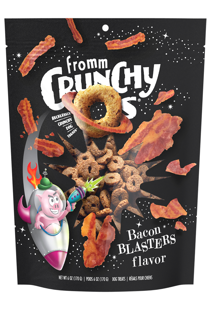 Crunchy Os Powderkeg Porky Bacon Dog Treats
