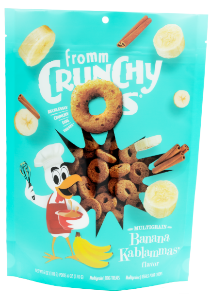 Banana Oatmeal Crunch Dog Treats with Cinnamon