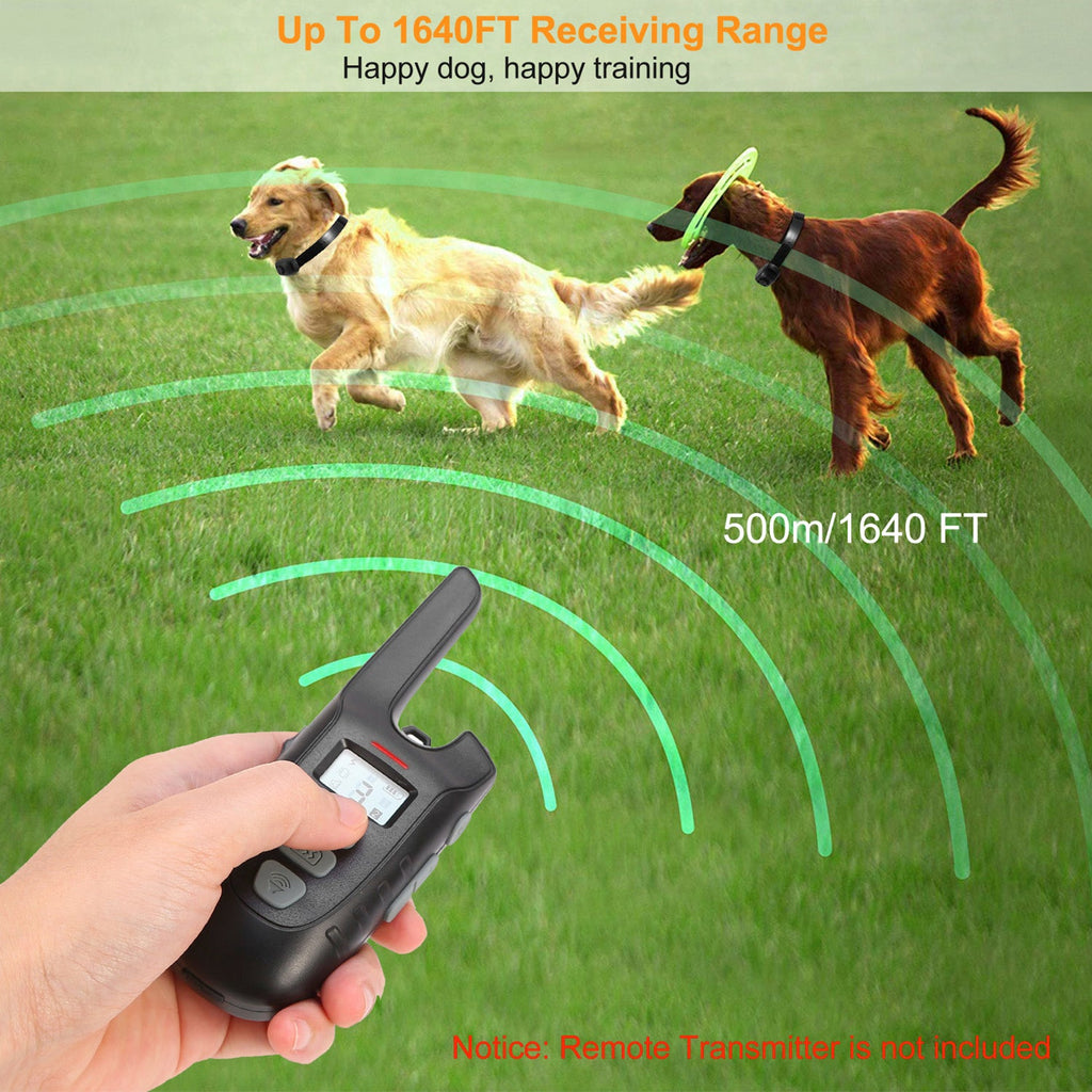 Waterproof Dog Bark Collar with Remote and Adjustable Modes